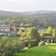 Panoramic view of Inistioge, Ireland