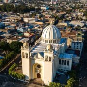 Aerial View Of San Salvador, El Salvador,  Central America